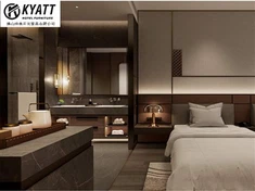 Xitoy uslubidagi mehmonxona yotoq xonasi uchun mebel